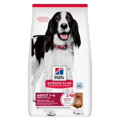 Hill's Science Plan Medium Adult Alimento per Cani con Agnello e Riso 14 kg (scadenza: 30/01/2027) - Croccantini per cani - immagine 1