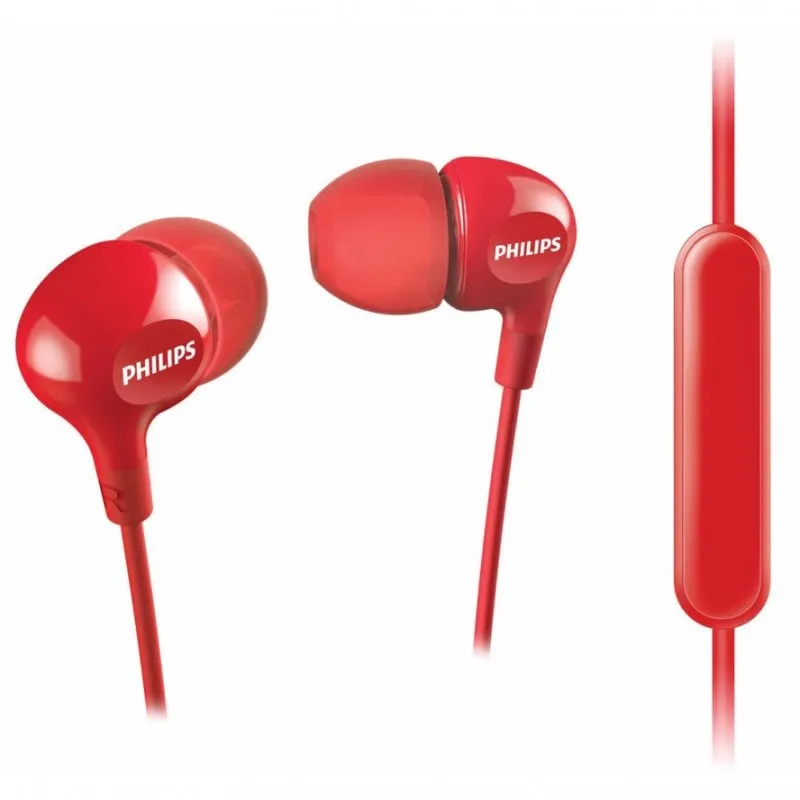 Philips SHE3555RD/00 Cuffie intrauricolari rosse - immagine 1