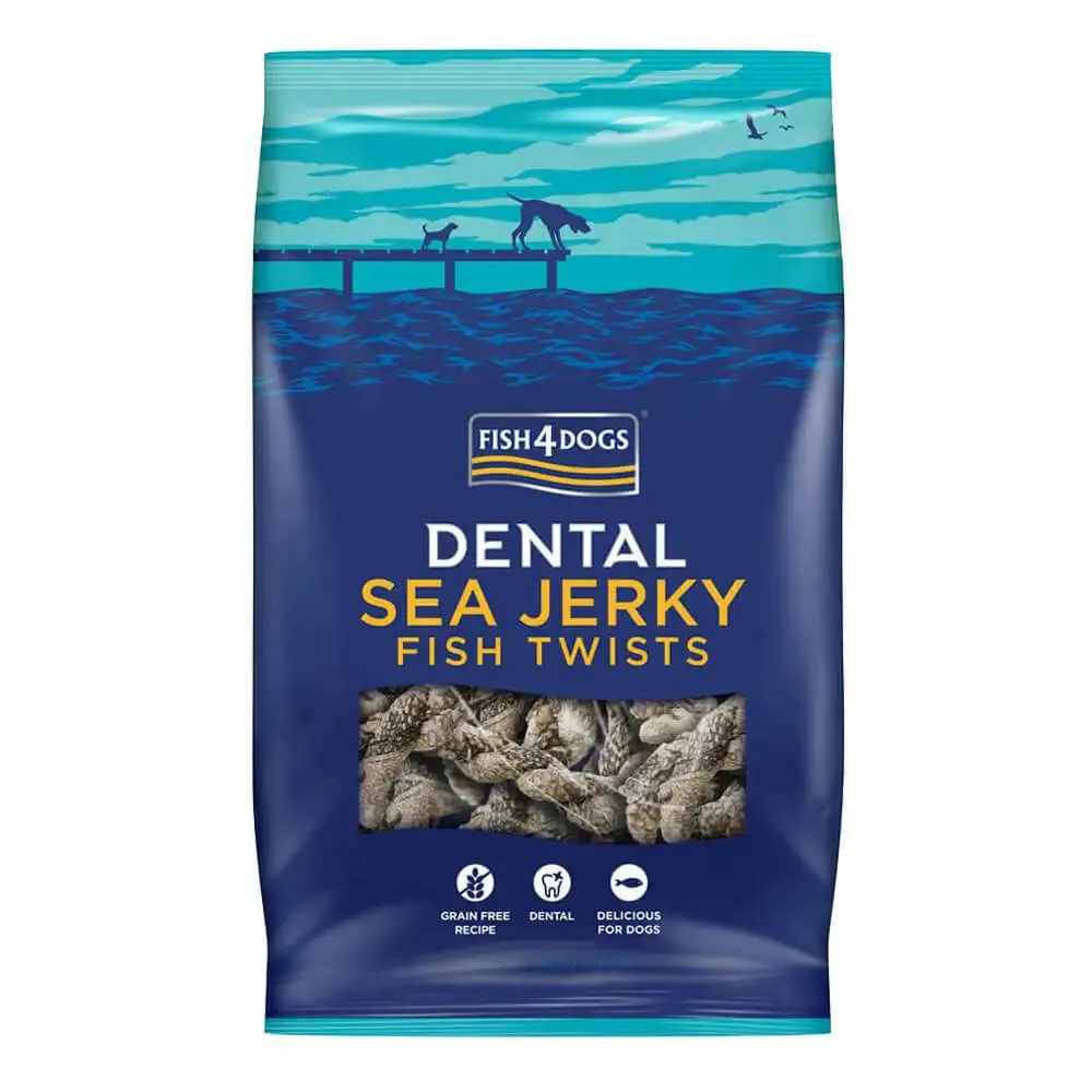 Fish4Dogs Sea Jerky Fish Twists (pelle essiccata) 100 gr - immagine 1