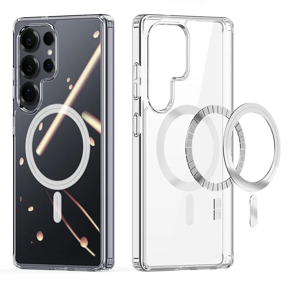 Custodia MagSafe per Samsung Galaxy S25 Ultra S938, DUX DUCIS, Sottile, Trasparente - immagine 1