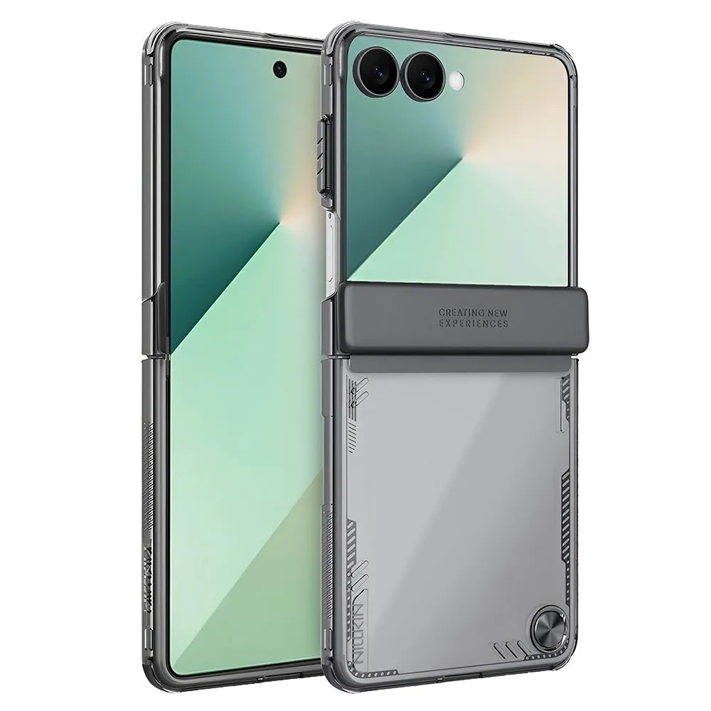 Custodia per Samsung Galaxy Z Flip7 F766, Nillkin, Iceblade, Nera - immagine 1