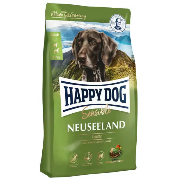 Happy Dog Sensible Medium/Large Neuseeland Grain Free Agnello 11 kg - Croccantini per cani - immagine 1