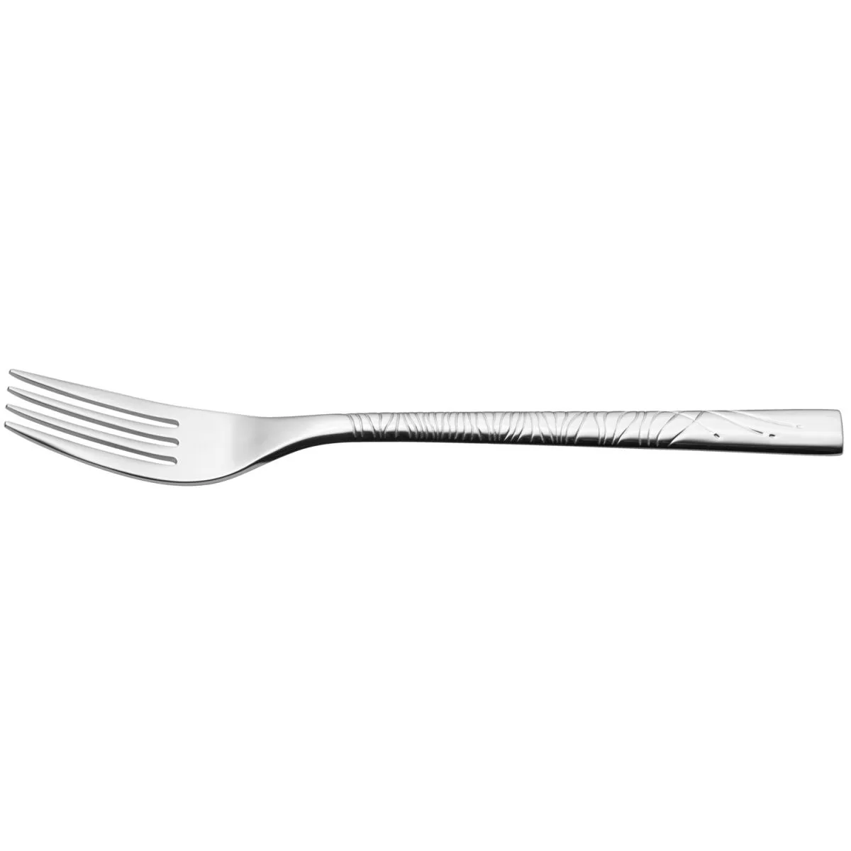 12x VEGA Forchetta da tavola Monastir; 20.5 cm (L); argento, manico argento; 12 pz. / Pacco - immagine 1