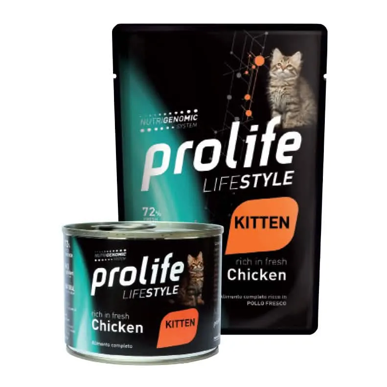 Prolife cat lifestyle kitten chicken 85 g - immagine 1