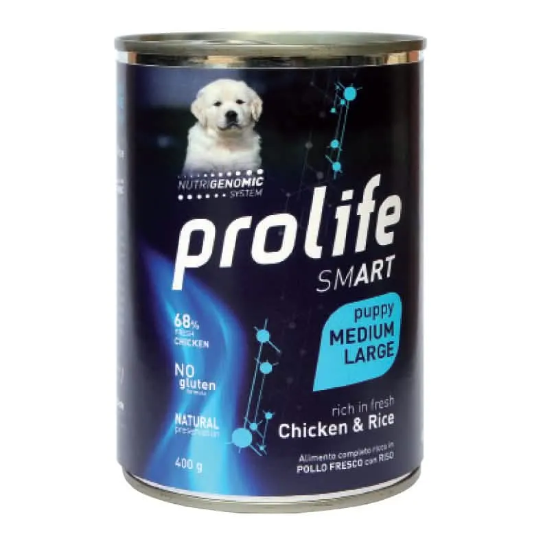 Prolife dog smart puppy chicken & rice medium/large 400 g - immagine 1