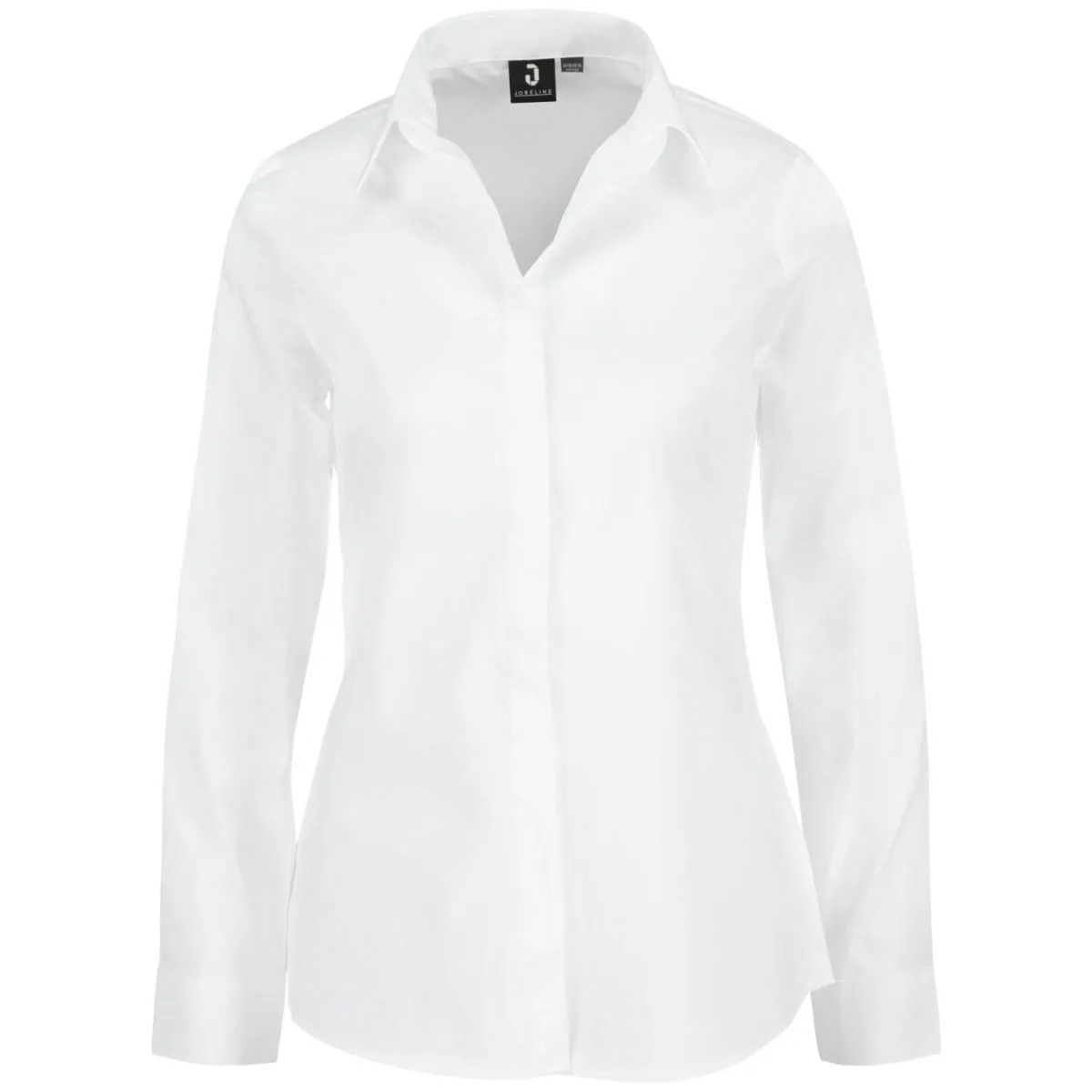 JOBELINE Camicetta Fiore maniche lunghe; Taglia 44; bianco - immagine 1