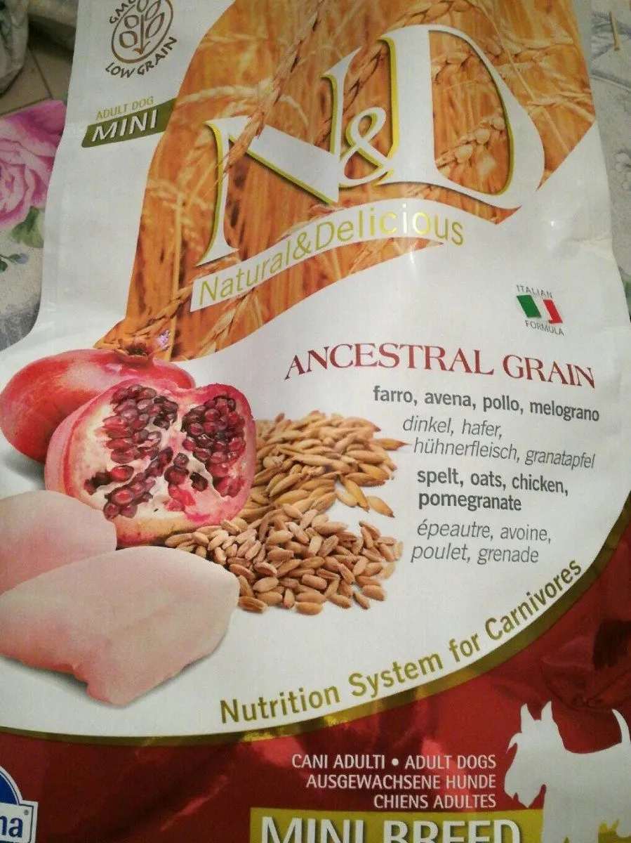 N&d ancestral cereals canine chicken & pomegranate adult mini 2,5 kg - immagine 1