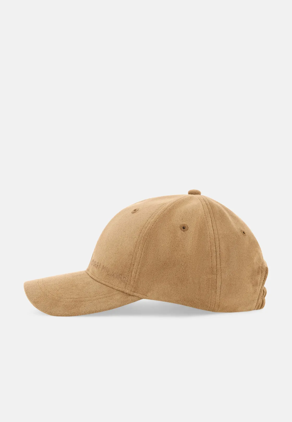 Boggi, Cappello Con Visiera In Tessuto Simil Scamosciato, Uomo, Nocciola, Taglia: S/M - immagine 1