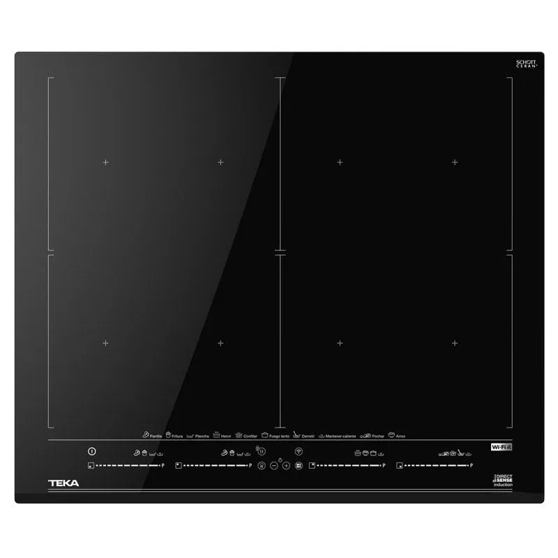 Piano cottura a induzione Teka IZF 68780 MST 4 zone 60 cm Nero - immagine 1