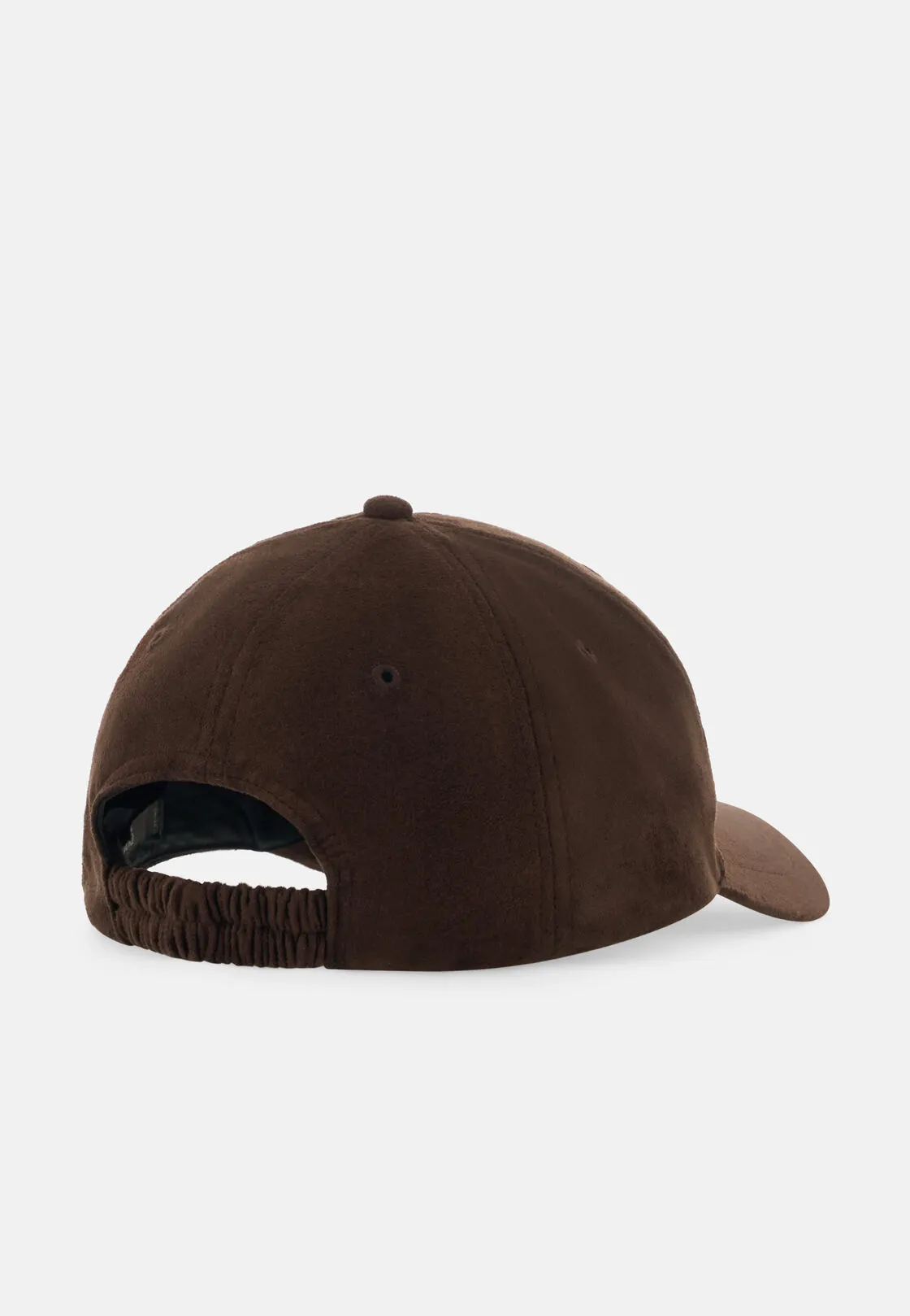Boggi, Cappello Con Visiera In Tessuto Simil Scamosciato, Uomo, Marrone scuro, Taglia: S/M - immagine 3