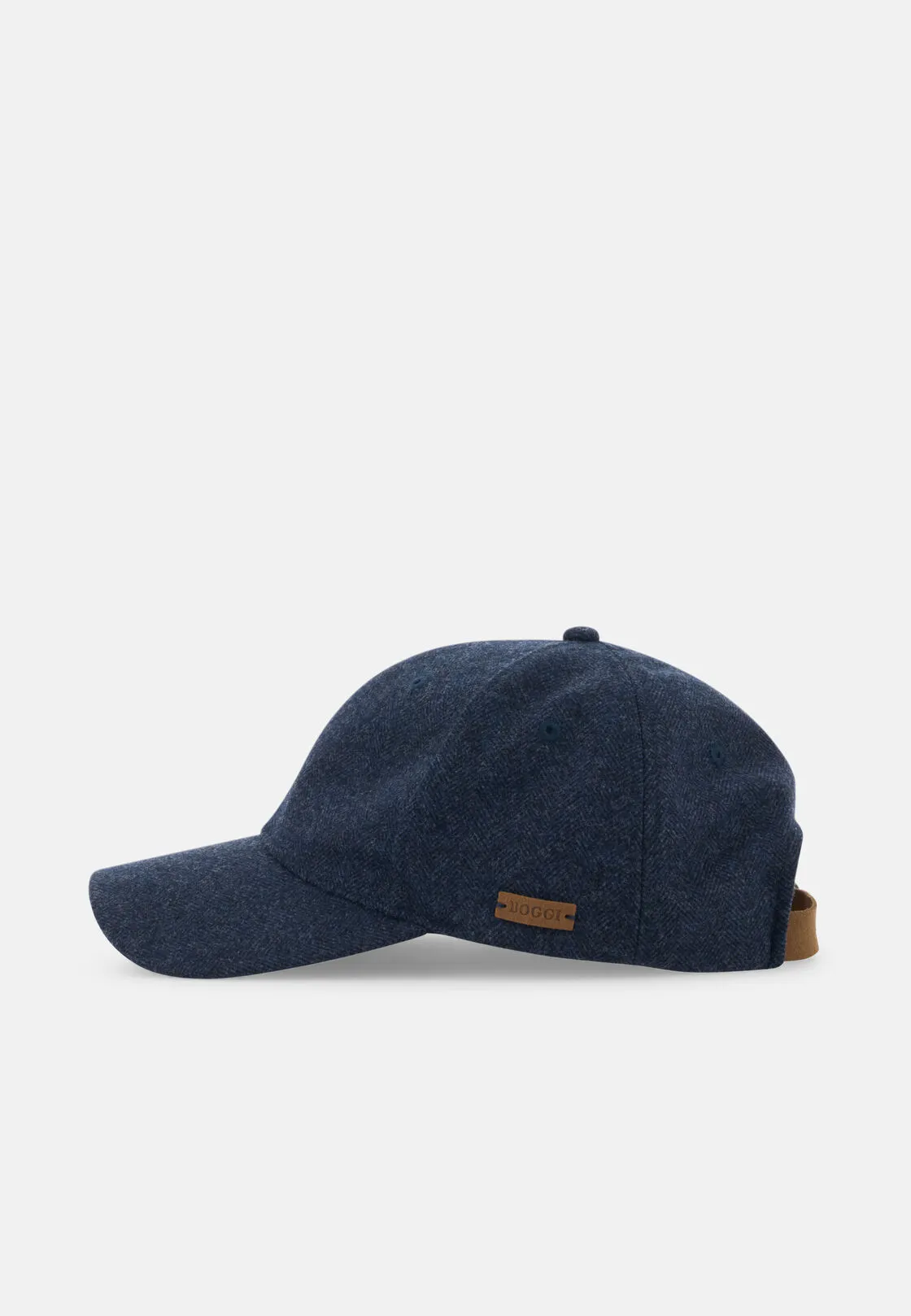 Boggi, Cappello Con Visiera Resca In Misto Lana, Uomo, Navy - immagine 1