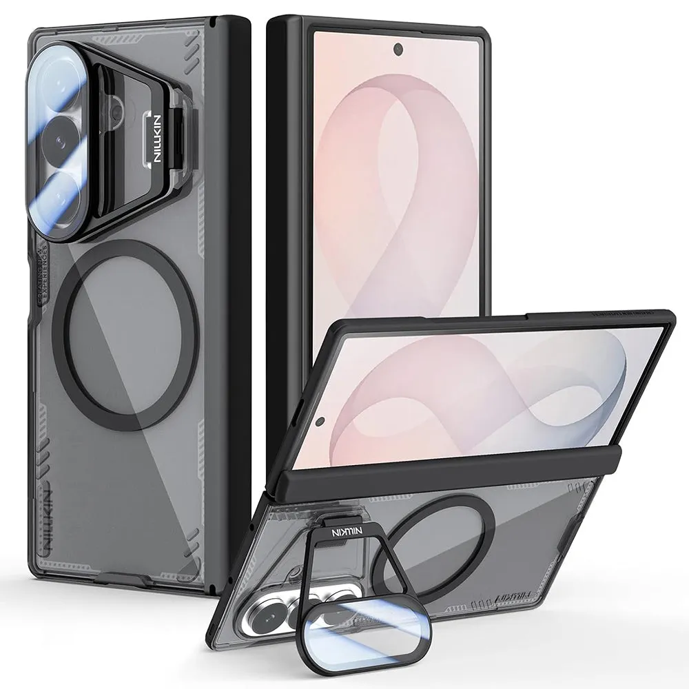 Custodia MagSafe per Samsung Galaxy Z Fold8 Ultra F976, Nillkin, Iceblade Prop con ritaglio per fotocamera, Nera - immagine 1