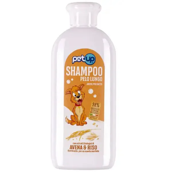 Shampoo districante per cani a pelo lungo e gatti PetUp 250 ml - immagine 1