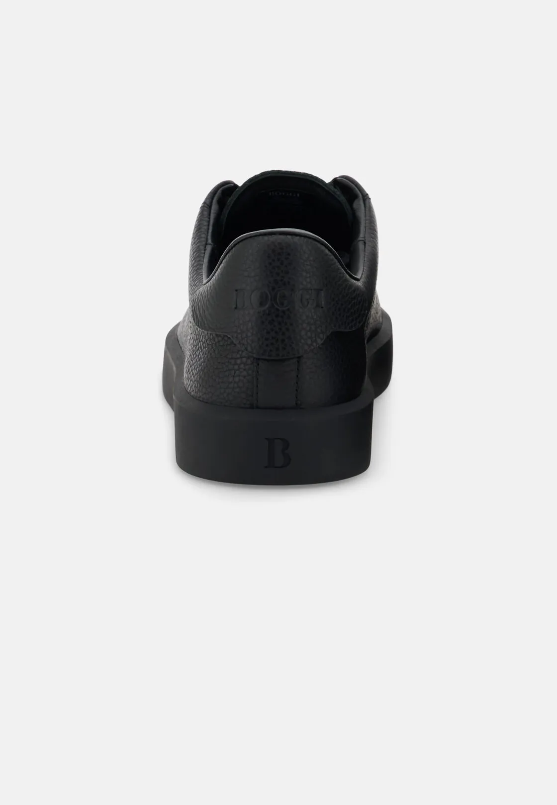 Boggi, Sneakers Essence In Pelle Bottalata, Uomo, Nero, Taglia: 39-5 - immagine 5