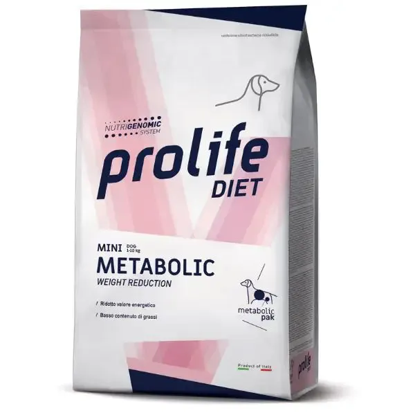 Prolife Veterinary Diet Dog Metabolic Mini Salmone 1,5 kg - Dieta veterinaria per cani - immagine 1