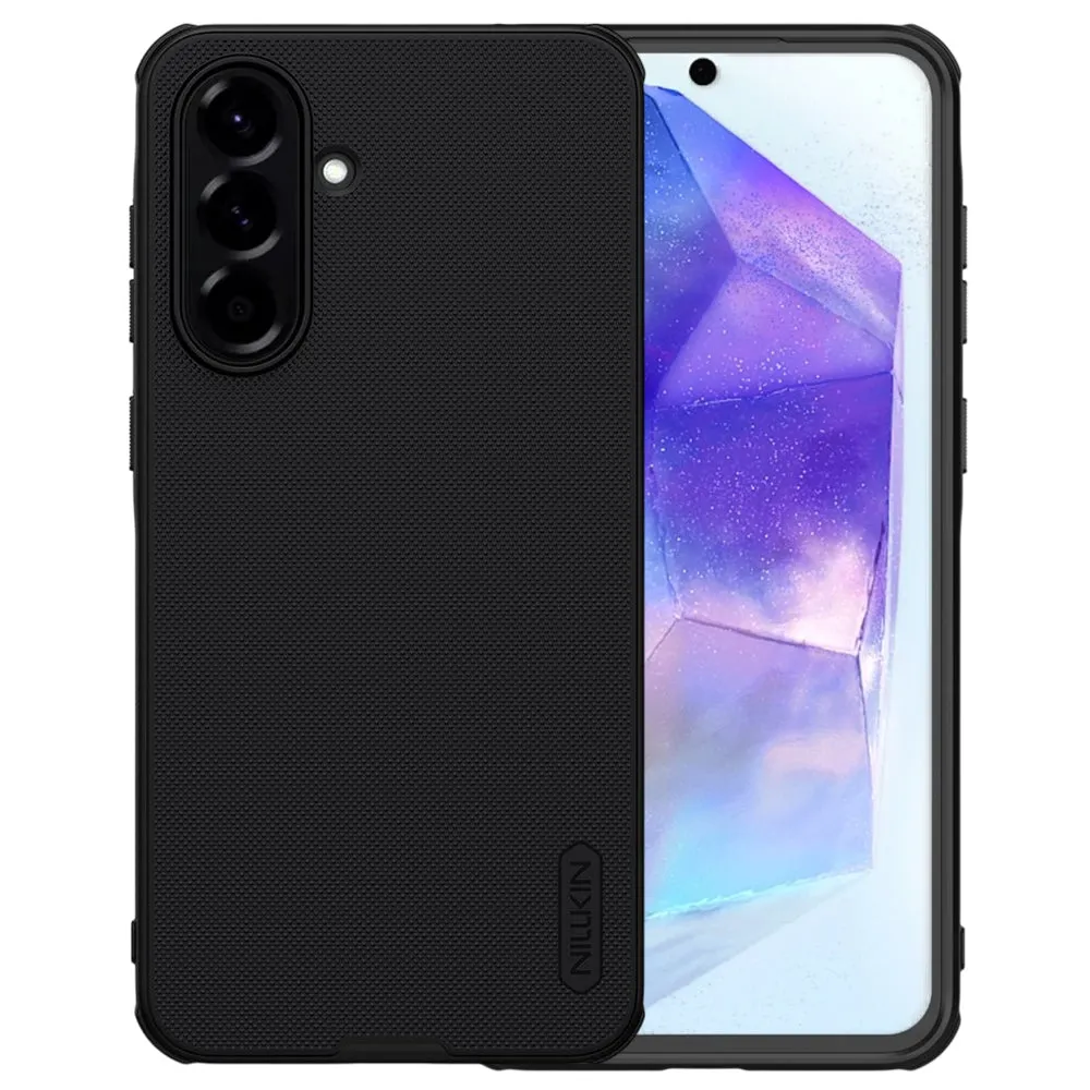 Custodia MagSafe per Samsung Galaxy A56 A566, Nillkin, Super Shield Pro, Nero Satinato - immagine 1