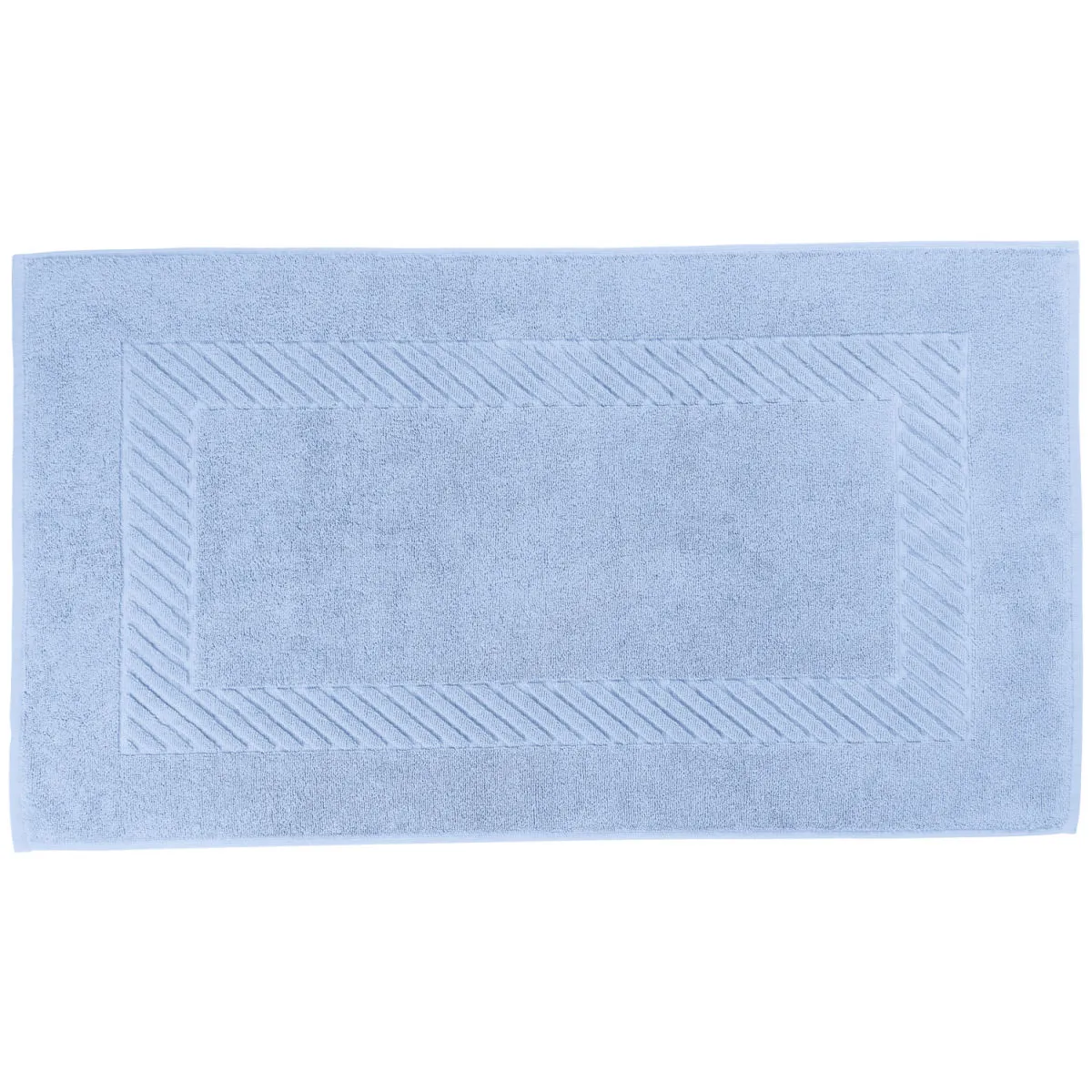 ERWIN M. Tappeto bagno Valencia tinta unita; 50x90 cm (LxL); blu chiaro - immagine 1