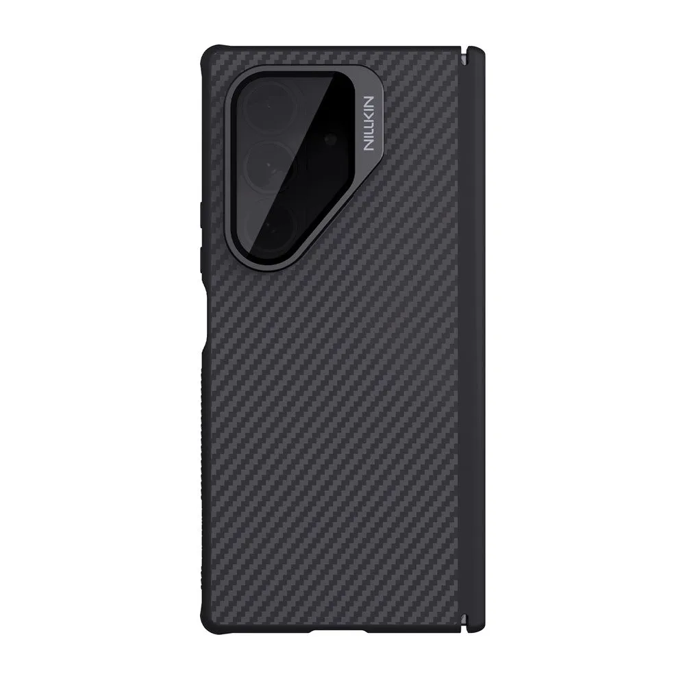 Custodia MagSafe per Samsung Galaxy Z Fold7 F966, Nillkin, CarboProp con copriobiettivo trasparente nero, nera - immagine 1