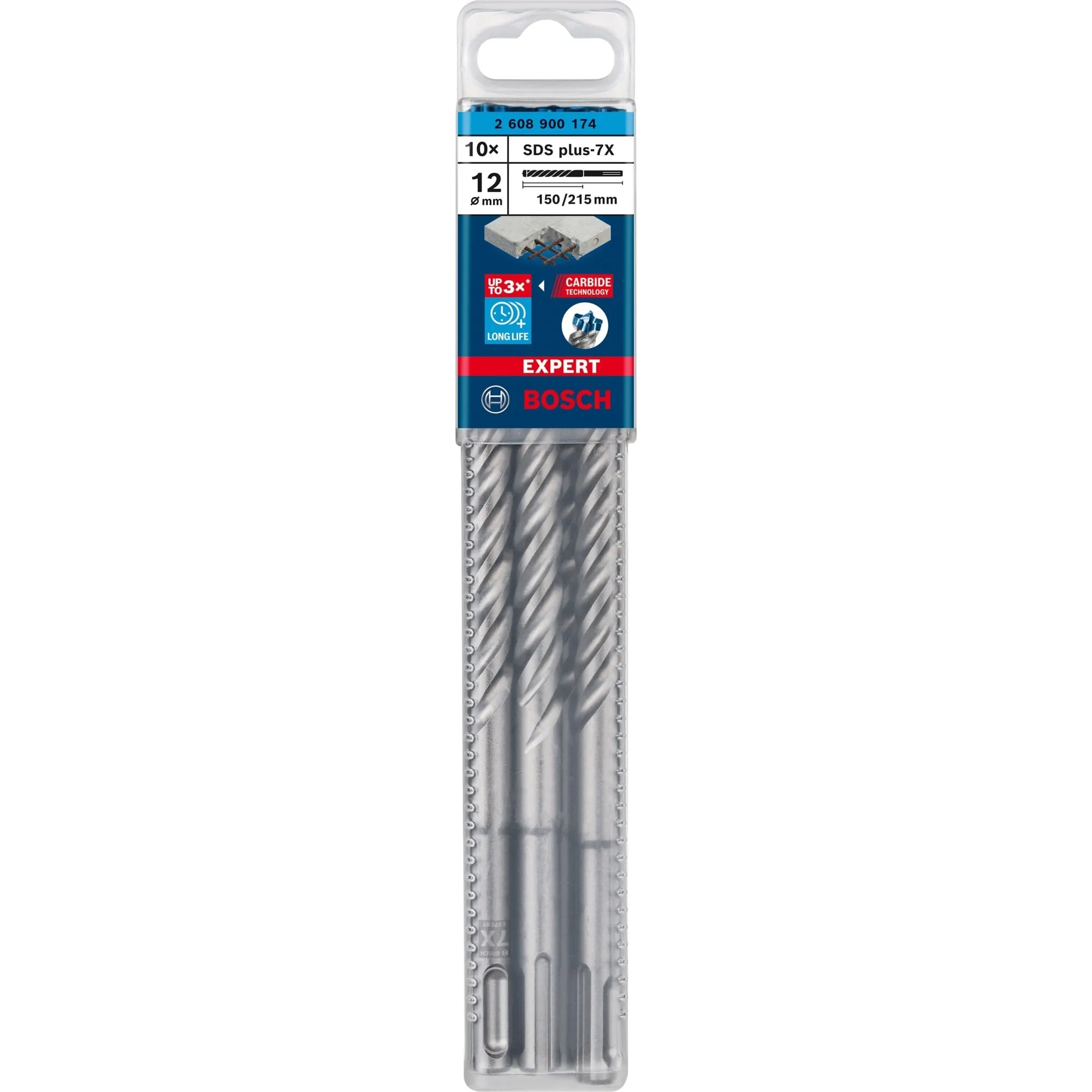 Expert Punta per martelli SDS plus-7X, Trapano - immagine 1