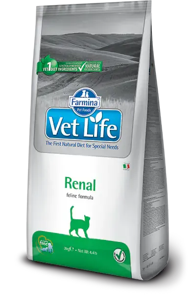 Farmina Vet Life Feline Renal 2 kg - Dieta veterinaria per gatti - immagine 1