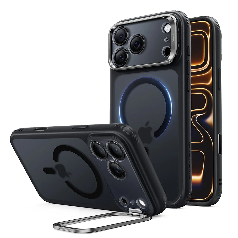 Custodia MagSafe per Apple iPhone 18 Pro Max / 17 Pro Max, ESR, Classic Hybrid Kickstand, Nera Satinata - immagine 1