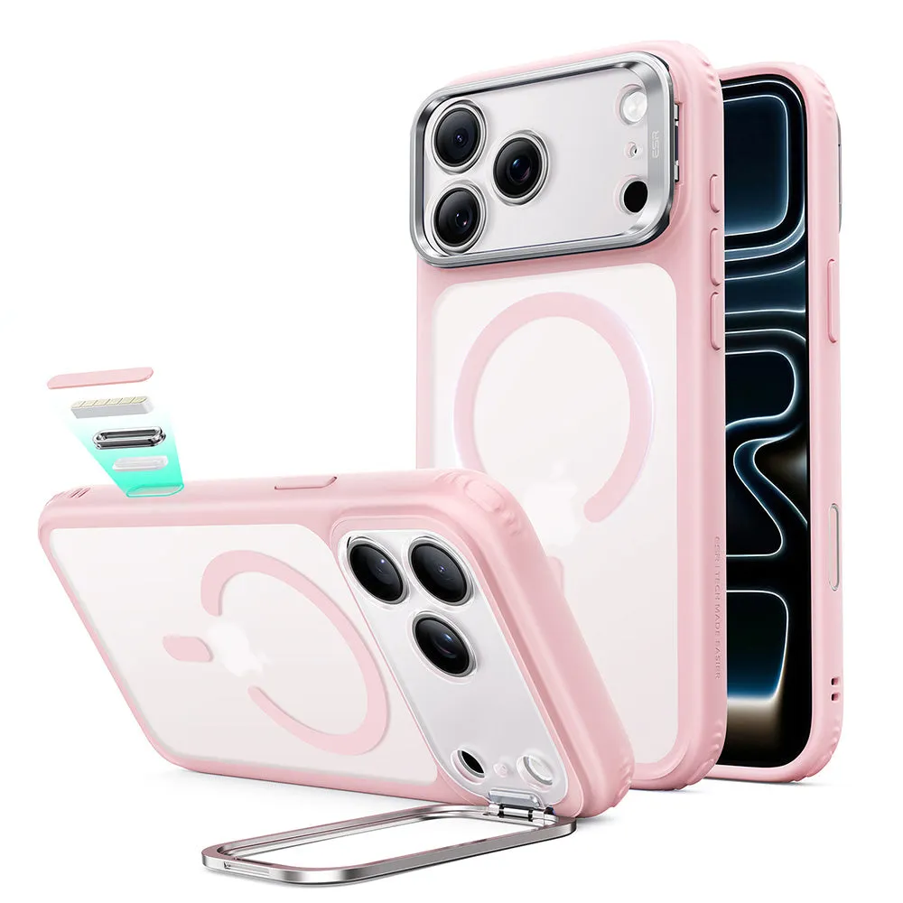 Custodia MagSafe per Apple iPhone 18 Pro / 17 Pro, ESR, Classic Hybrid Kickstand, Rosa Satinata - immagine 1