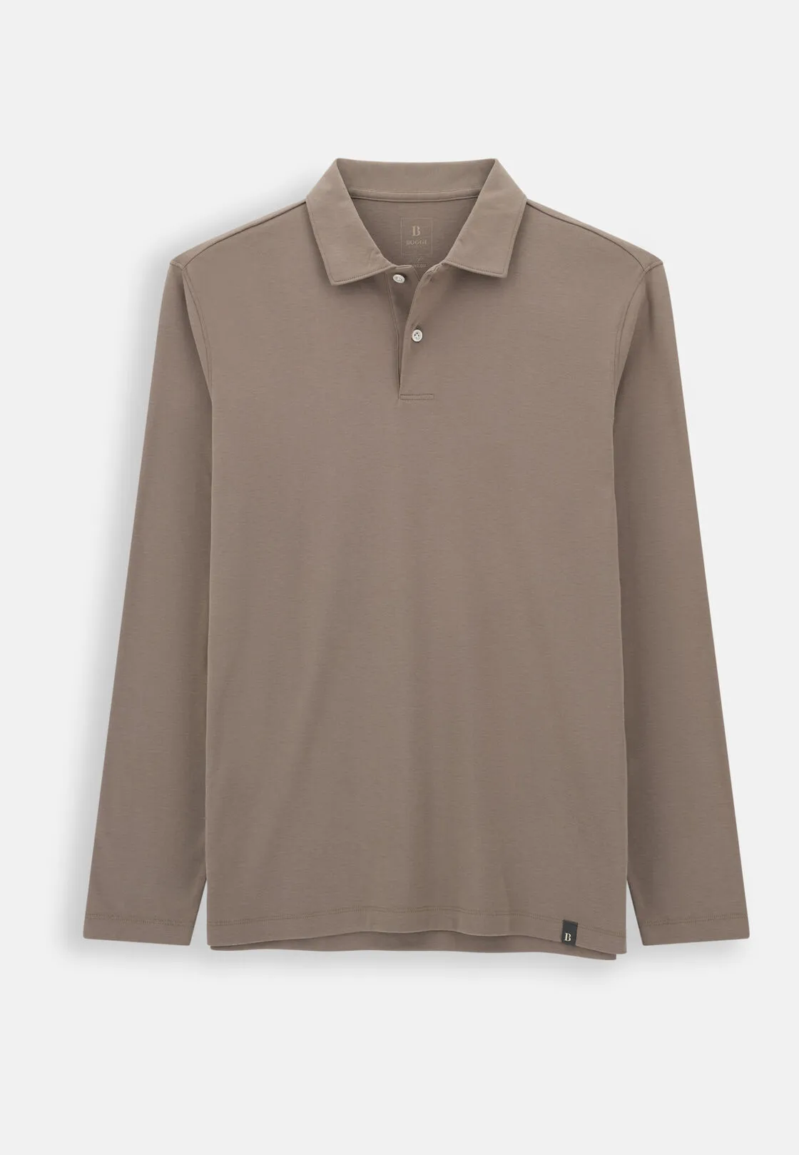 Boggi, Polo In Jersey Misto Cotone S. Cafè®, Uomo, Taupe, Taglia: XL - immagine 5