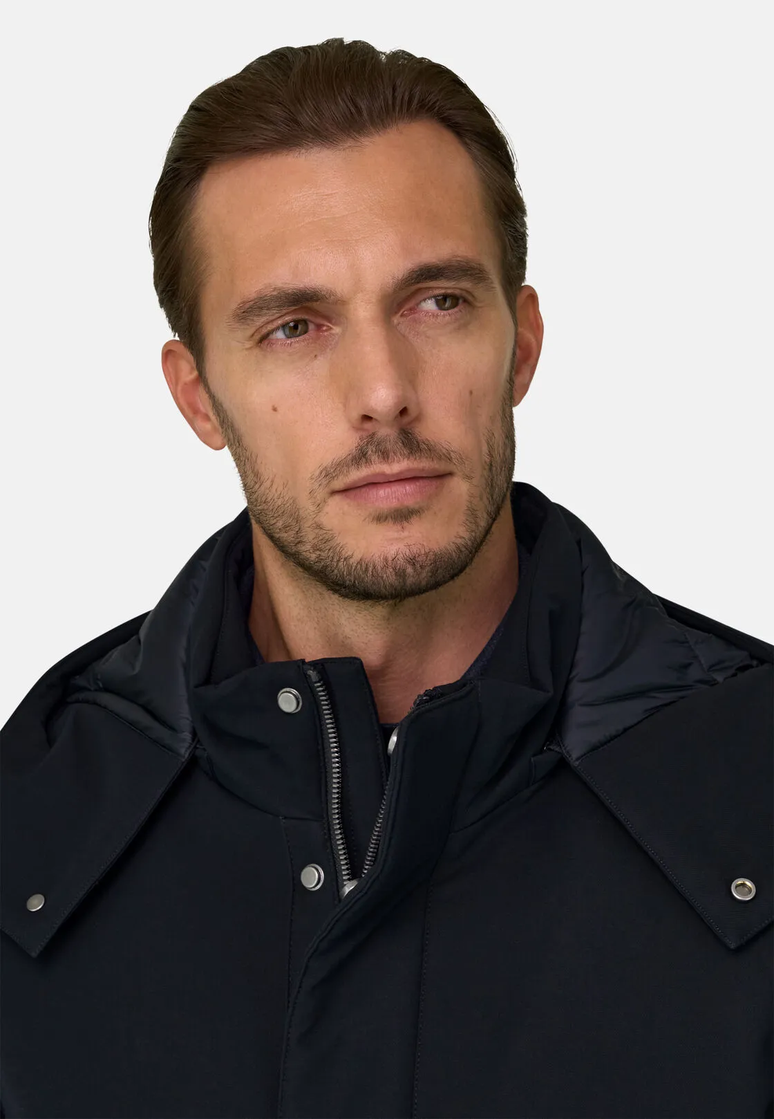 Boggi, Parka Imbottito In Tessuto Tecnico B Tech, Uomo, Navy, Taglia: XXXL - immagine 5