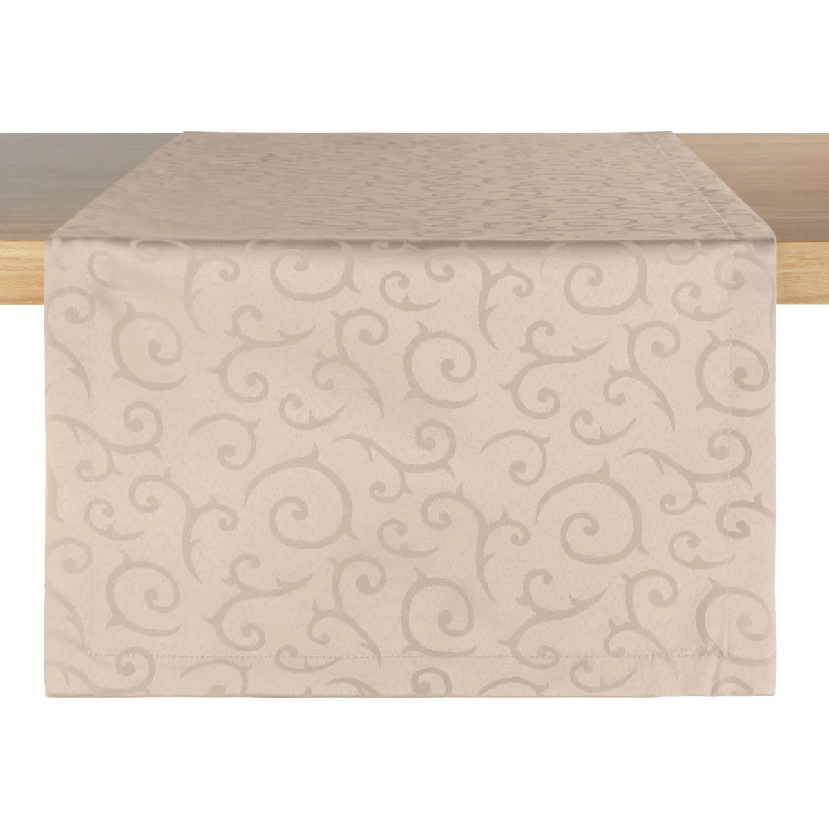 2x PULSIVA Runner tavolo Antalya; 40x130 cm (LxL); argento; rettangolare; 2 pz. / Pacco - immagine 1