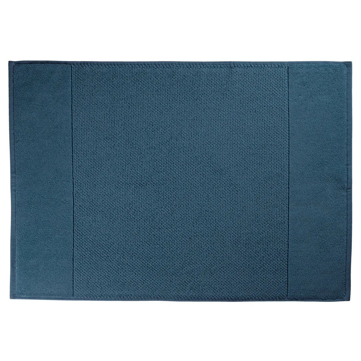 ERWIN M. Tappeto bagno Duo; 50x70 cm (LxL); petrolio - immagine 1
