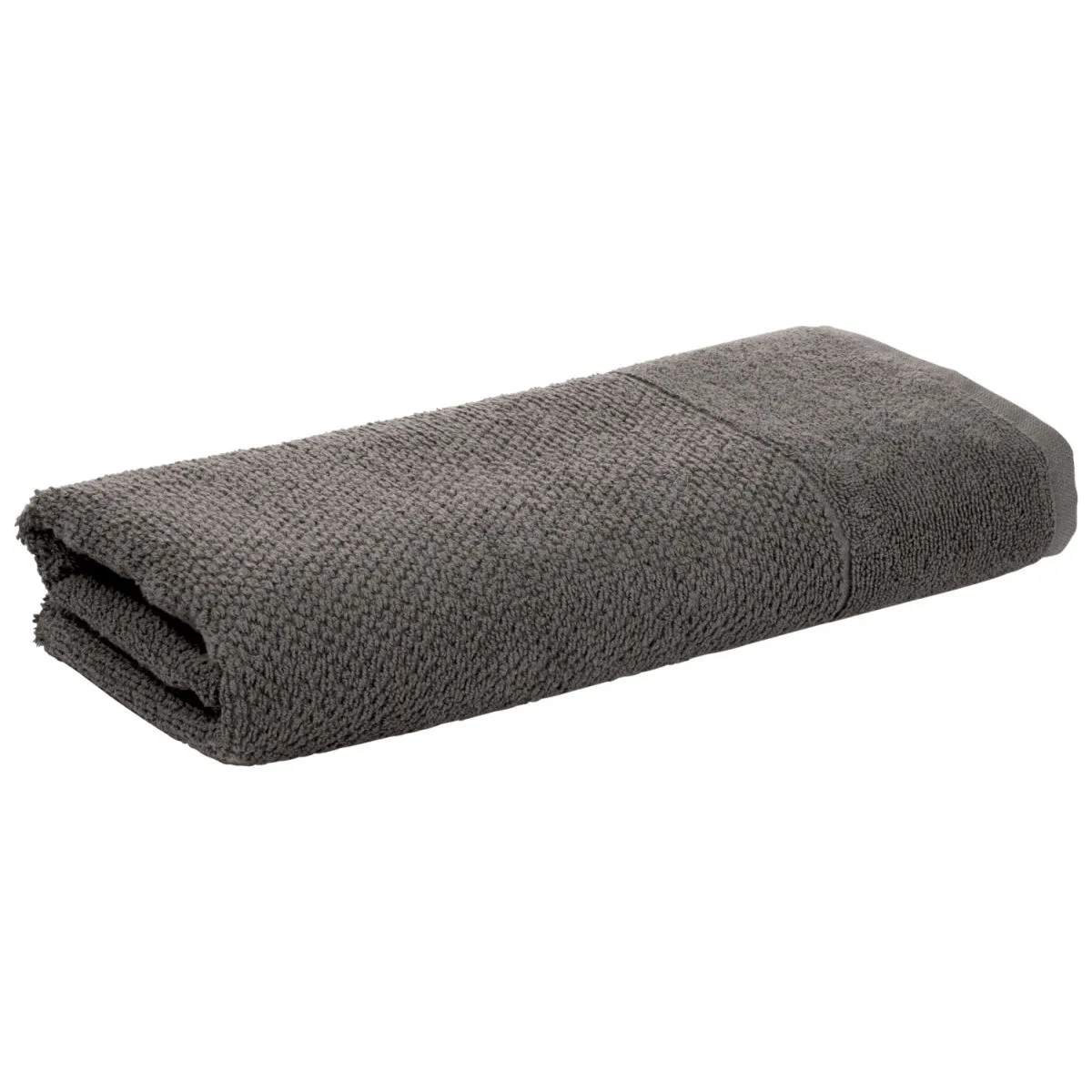 ERWIN M. Asciugamano Duo; 50x100 cm (LxL); grigio pietra - immagine 1
