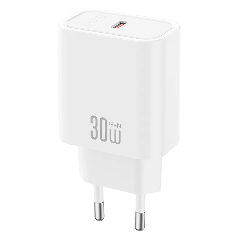 Caricatore da rete XO Design CE41, 30W, 3A, 1 x USB-C, Bianco - immagine 1