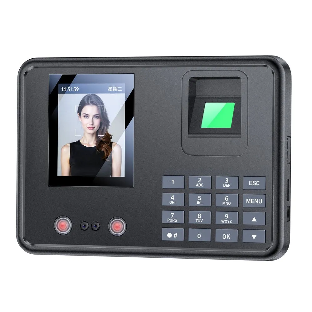 Dispositivo di Timbratura Biometrico Yesido KM30, Nero - immagine 1