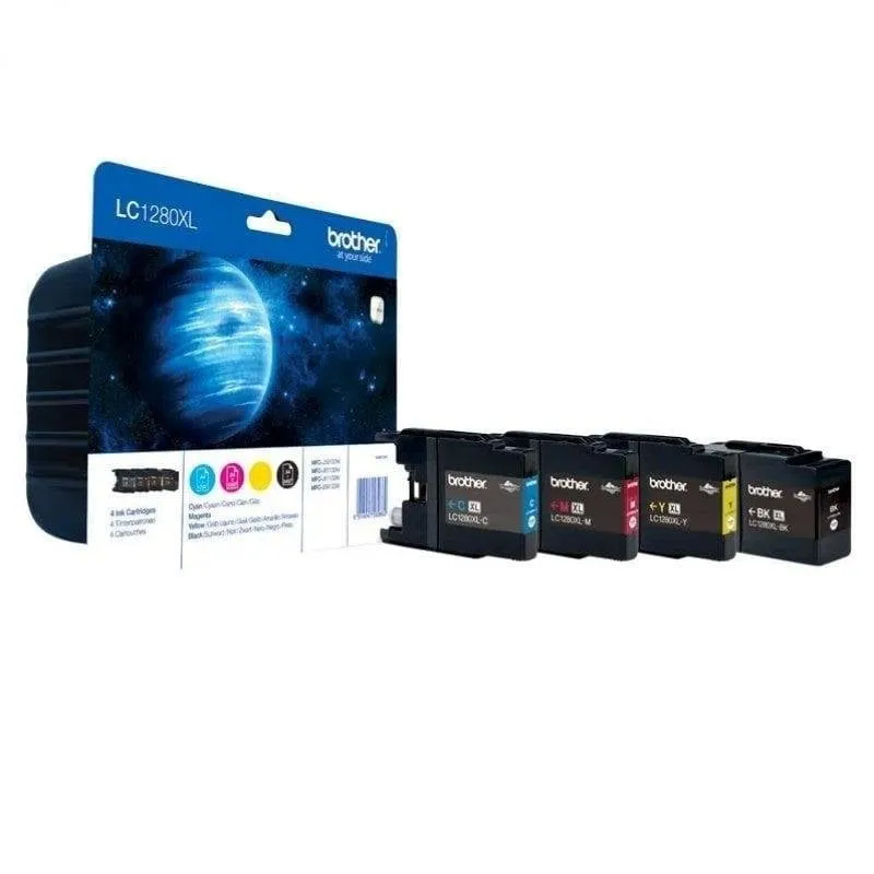 Pack Cartucce Inchiostro Brother LC-1280 XL Multipack Nero/Ciano/Magenta/Giallo - immagine 1