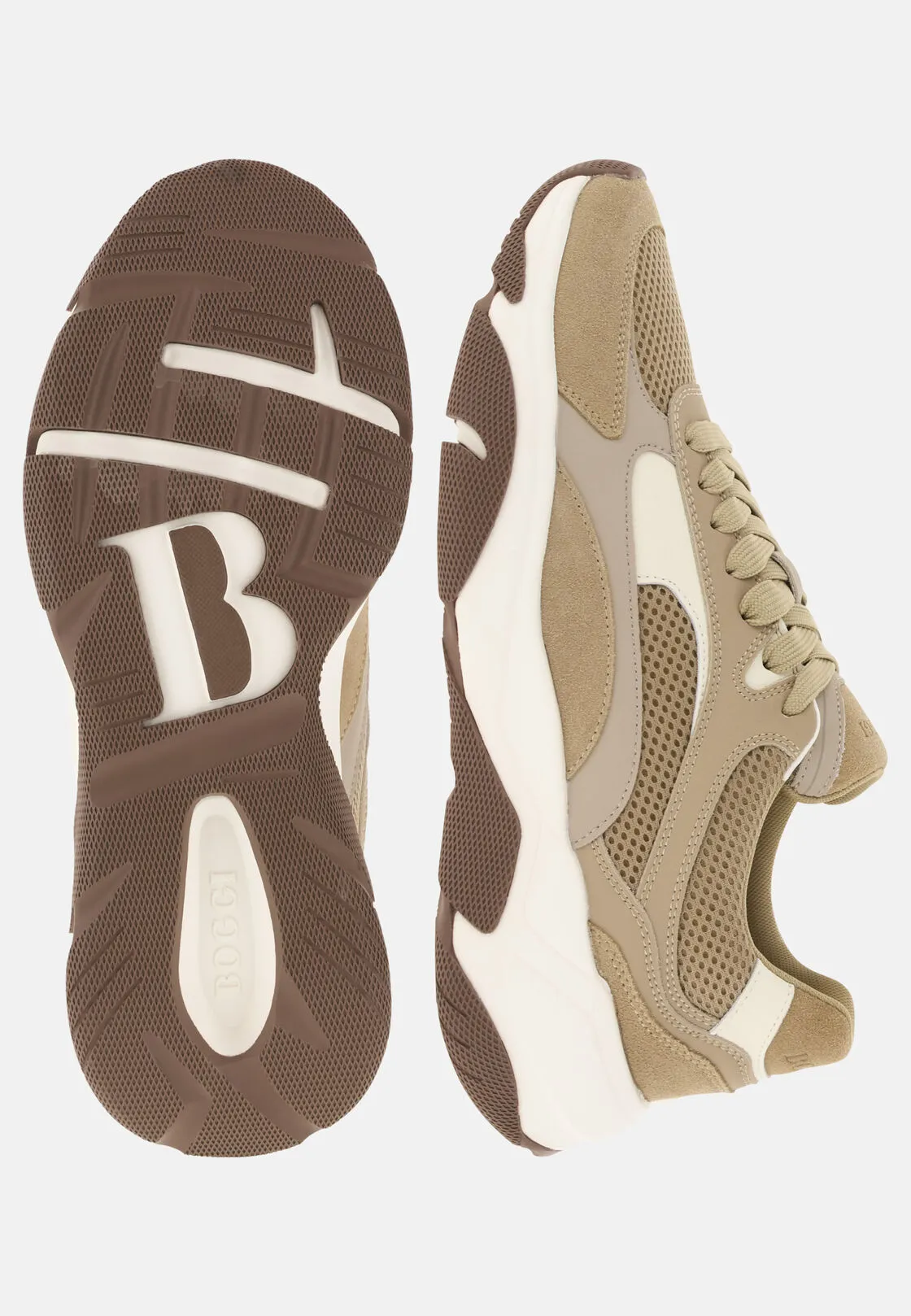 Boggi, Sneakers Storm In Pelle E Tessuto Tecnico, Uomo, , Taglia: 45-11 - immagine 4