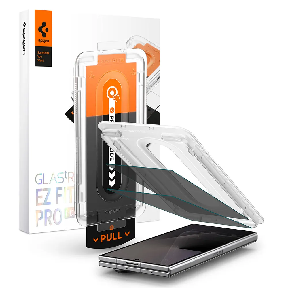 Pellicola protettiva per schermo esterno Privacy Spigen GlastR EZ FIT Pro HD per Samsung Galaxy Z Fold8 Ultra F976, Vetro temperato, Set da 2 pezzi - immagine 1