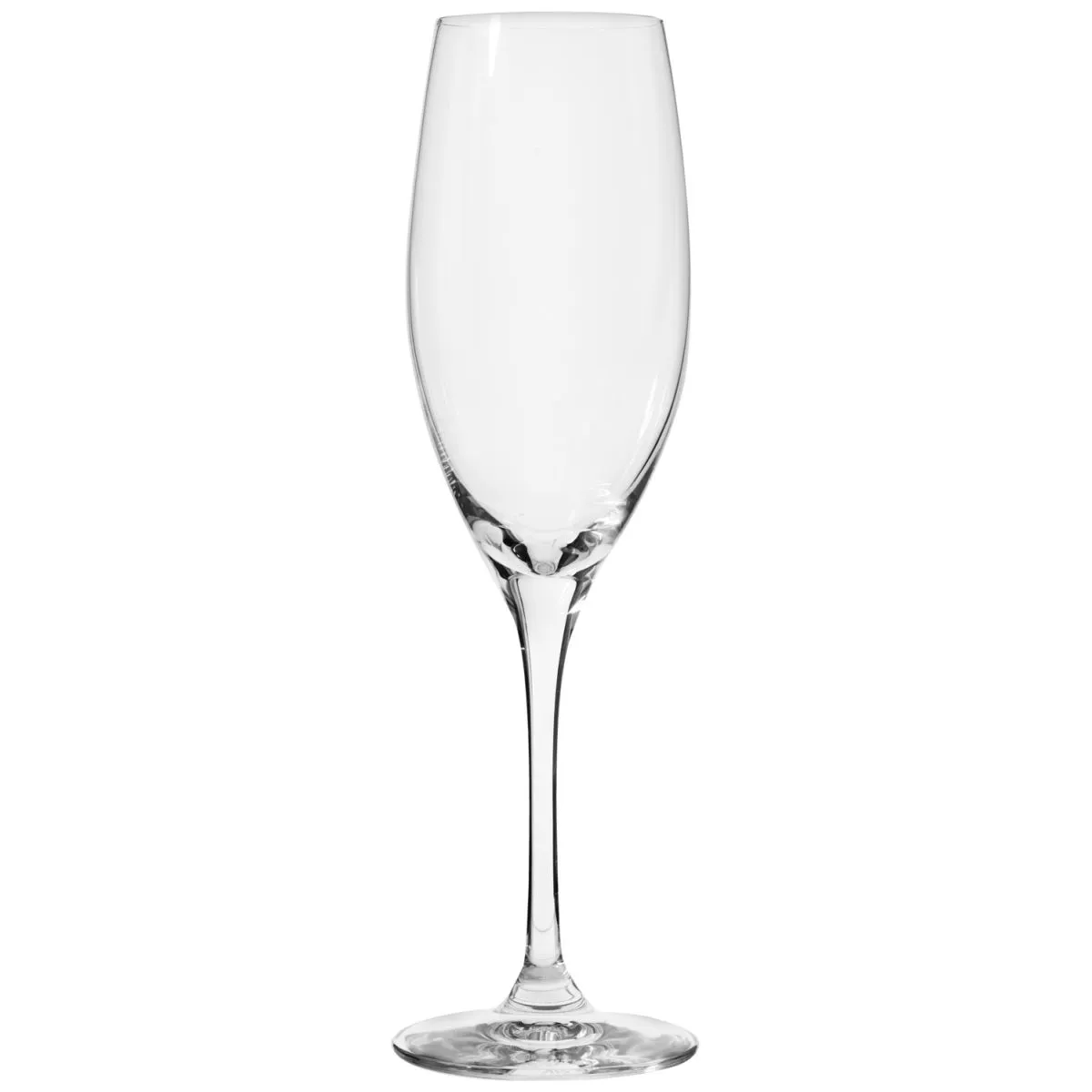 6x VEGA Flute champagne Château con tacca; 250 ml, 4.8x21.6 cm (ØxH); trasparente; 0.1 l Segno di riempimento, 6 pz. / Pacco - immagine 1
