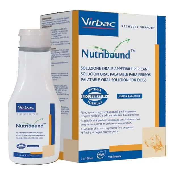 Nutribound Cane Virbac 3x150ml | Soluzione Orale Convalescenza - immagine 1