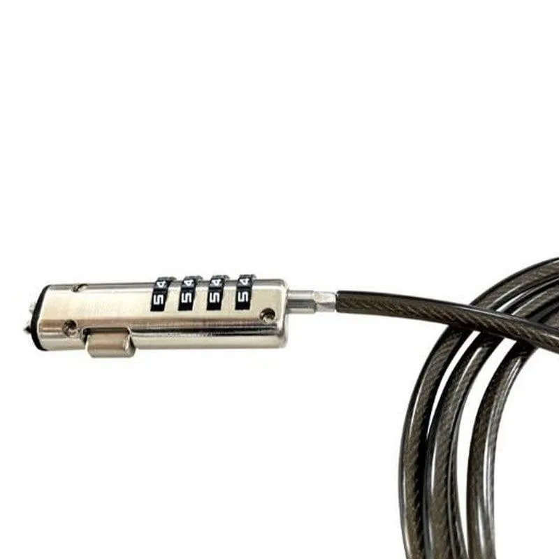 Cavo di sicurezza Nilox NXSCN001 per portatili 1,9 m combinazione acciaio - immagine 1