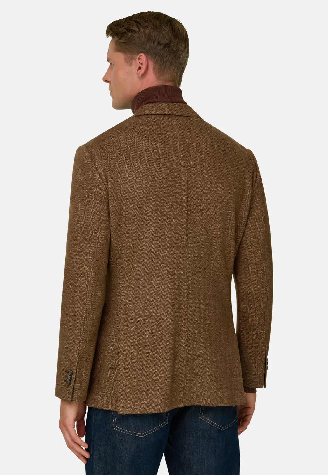 Boggi, Giacca Resca In Misto Cotone B Jersey, Uomo, Rouge, Taglia: 58 - immagine 4