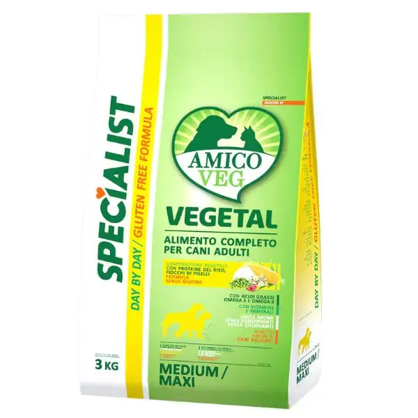 Amico Veg Specialist Day by Day Adult Medium/Maxi 3 kg - Croccantini per cani - immagine 1