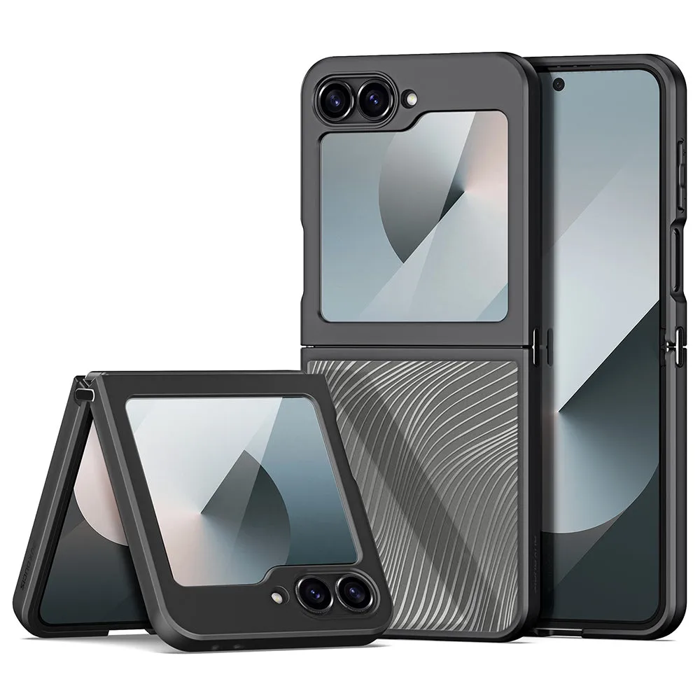 Custodia per Samsung Galaxy Z Flip6 F741, DUX DUCIS, Aimo, Nera - immagine 1