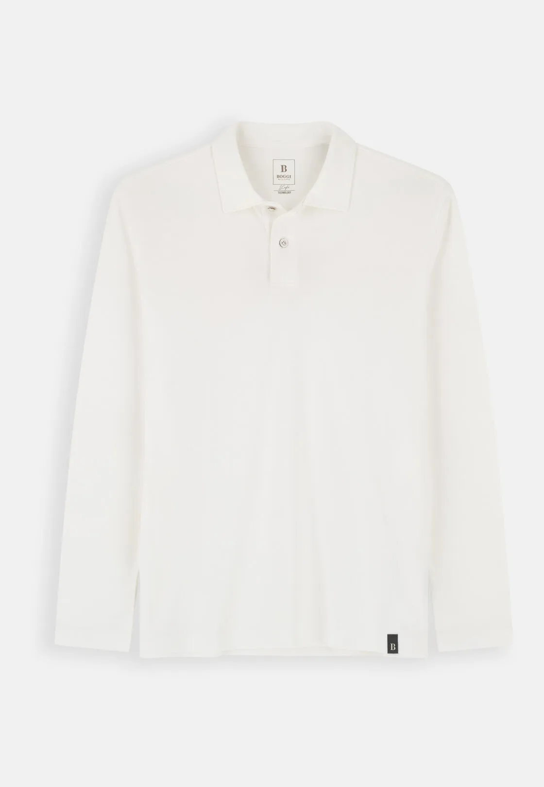 Boggi, Polo In Jersey Misto Cotone S. Cafè®, Uomo, Bianco, Taglia: XL - immagine 5