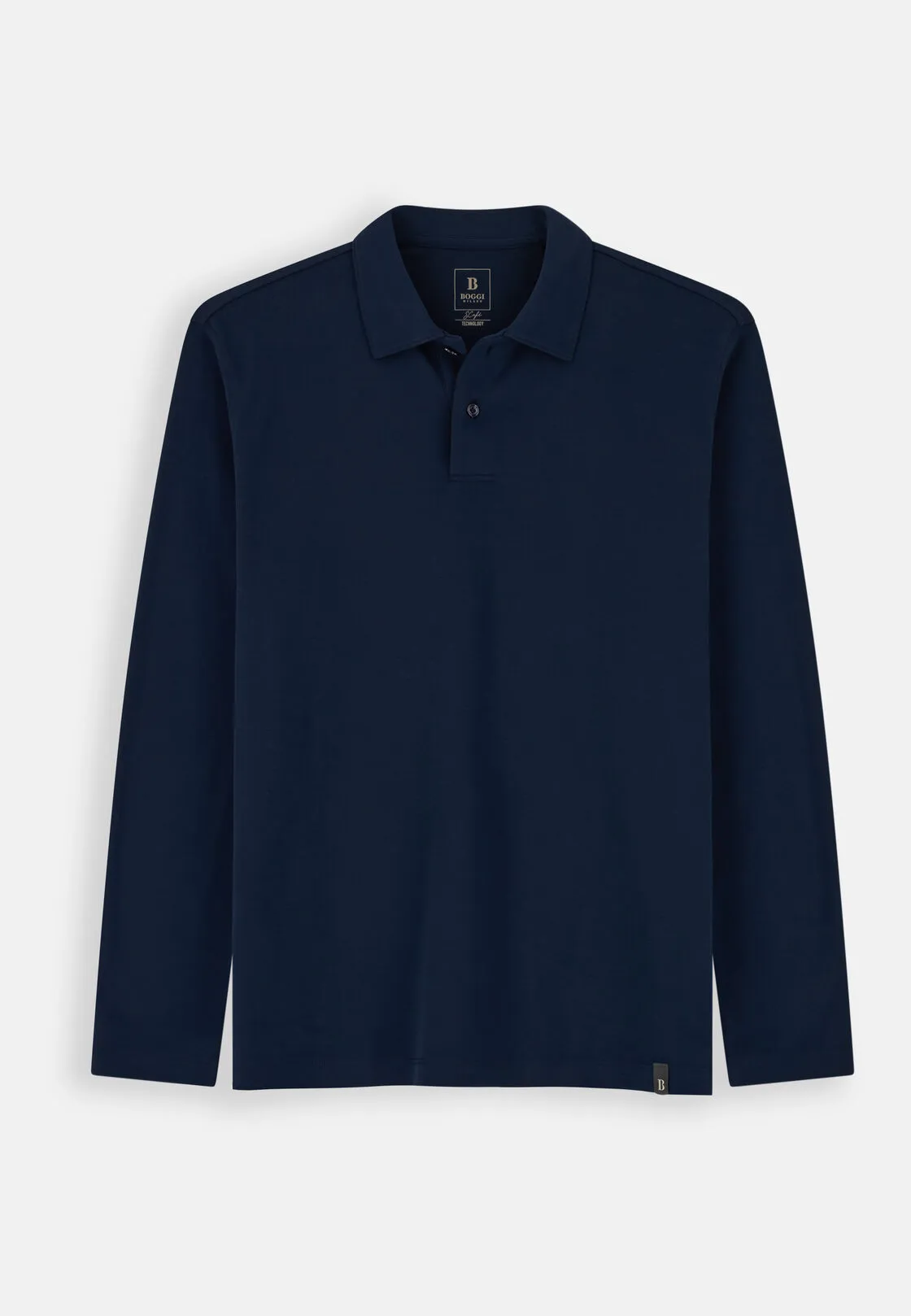 Boggi, Polo In Jersey Misto Cotone S. Cafè®, Uomo, Navy, Taglia: M - immagine 5