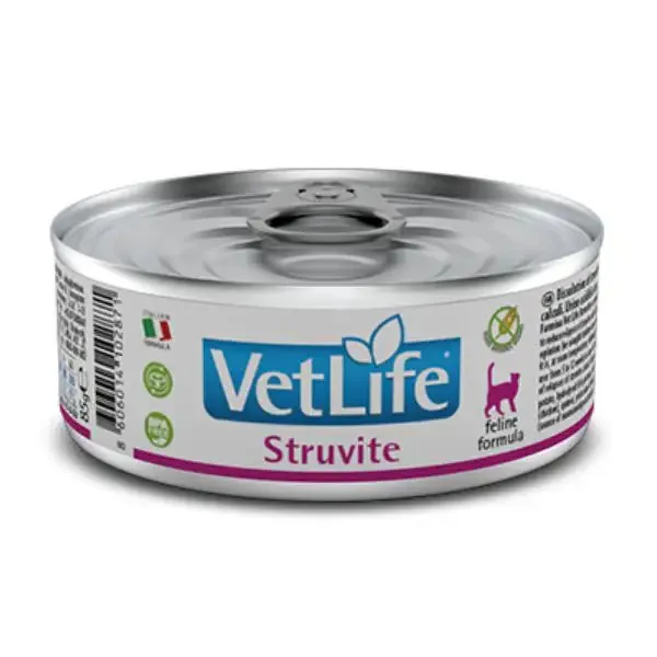 Farmina Vet Life Feline Struvite 85 gr - confezione da 12 pezzi - Dieta veterinaria per gatti - immagine 1