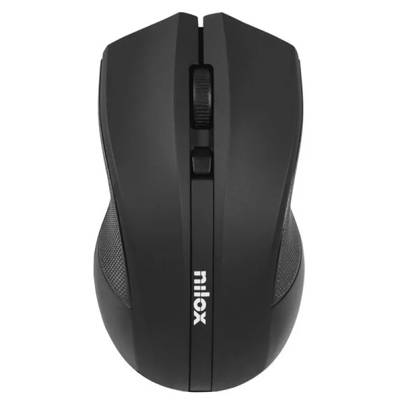Mouse ottico wireless ambidestro Nilox 1600 DPI Nero - immagine 1