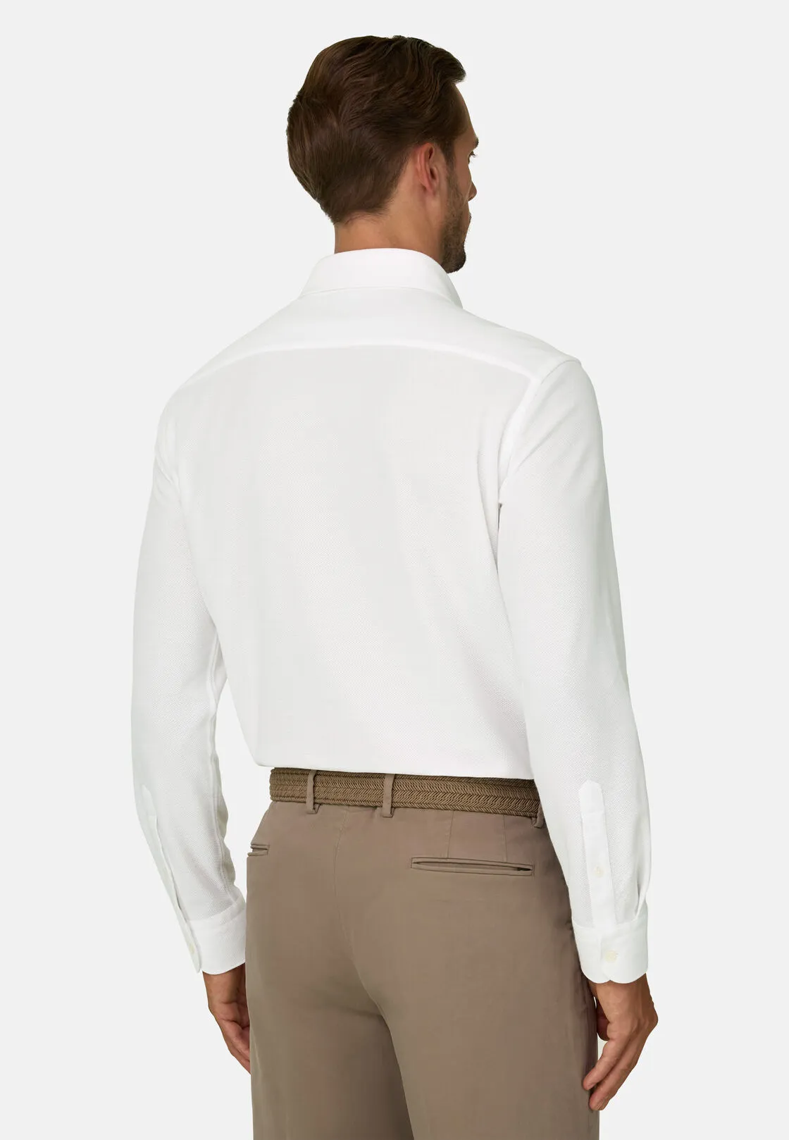 Boggi, Sakura | Polo In Jersey Giapponese, Uomo, Bianco, Taglia: S - immagine 4