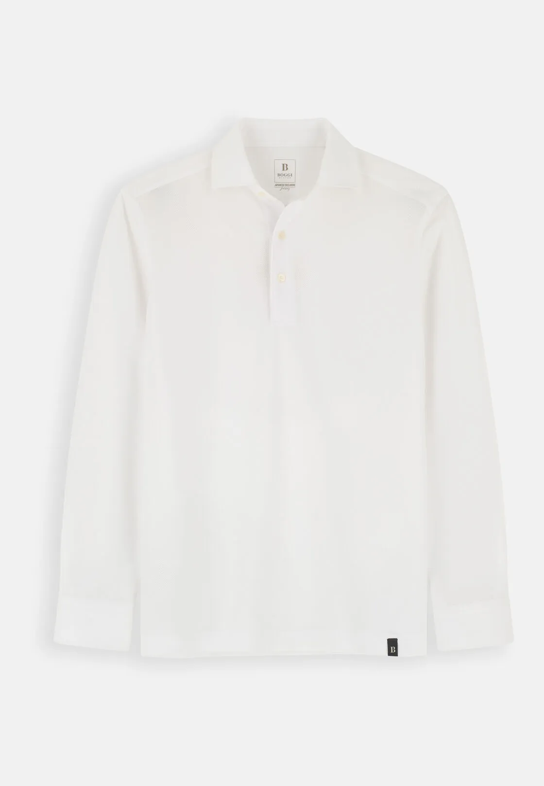 Boggi, Sakura | Polo In Jersey Giapponese, Uomo, Bianco, Taglia: XL - immagine 5