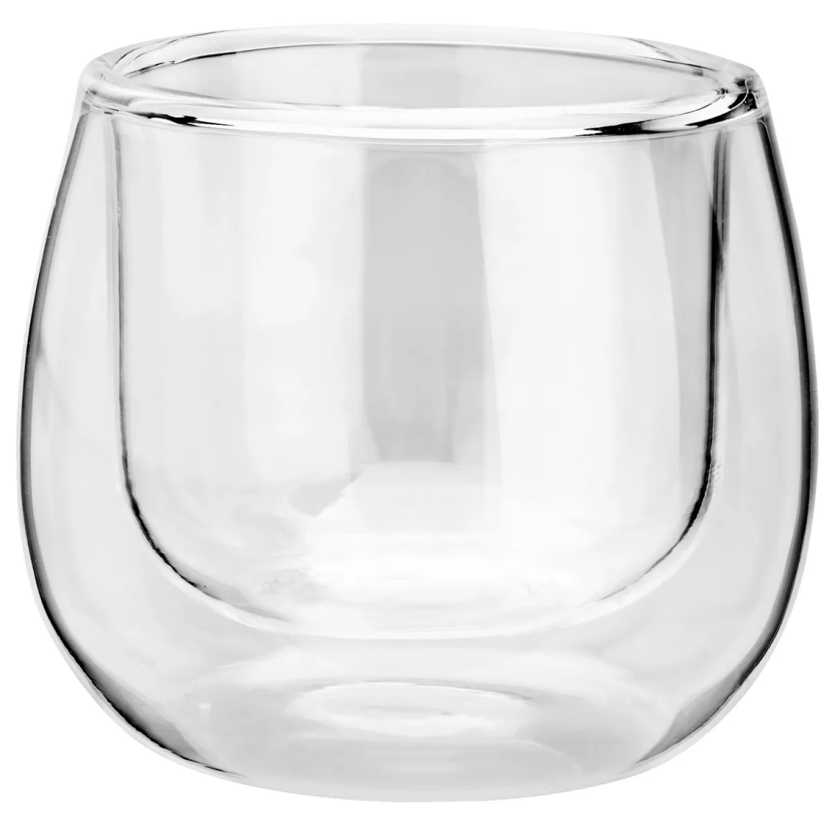 2x VEGA Tazzina caffè Dila; 115 ml, 7.5x6.2 cm (ØxH); trasparente; rotonda; 2 pz. / Pacco - immagine 1