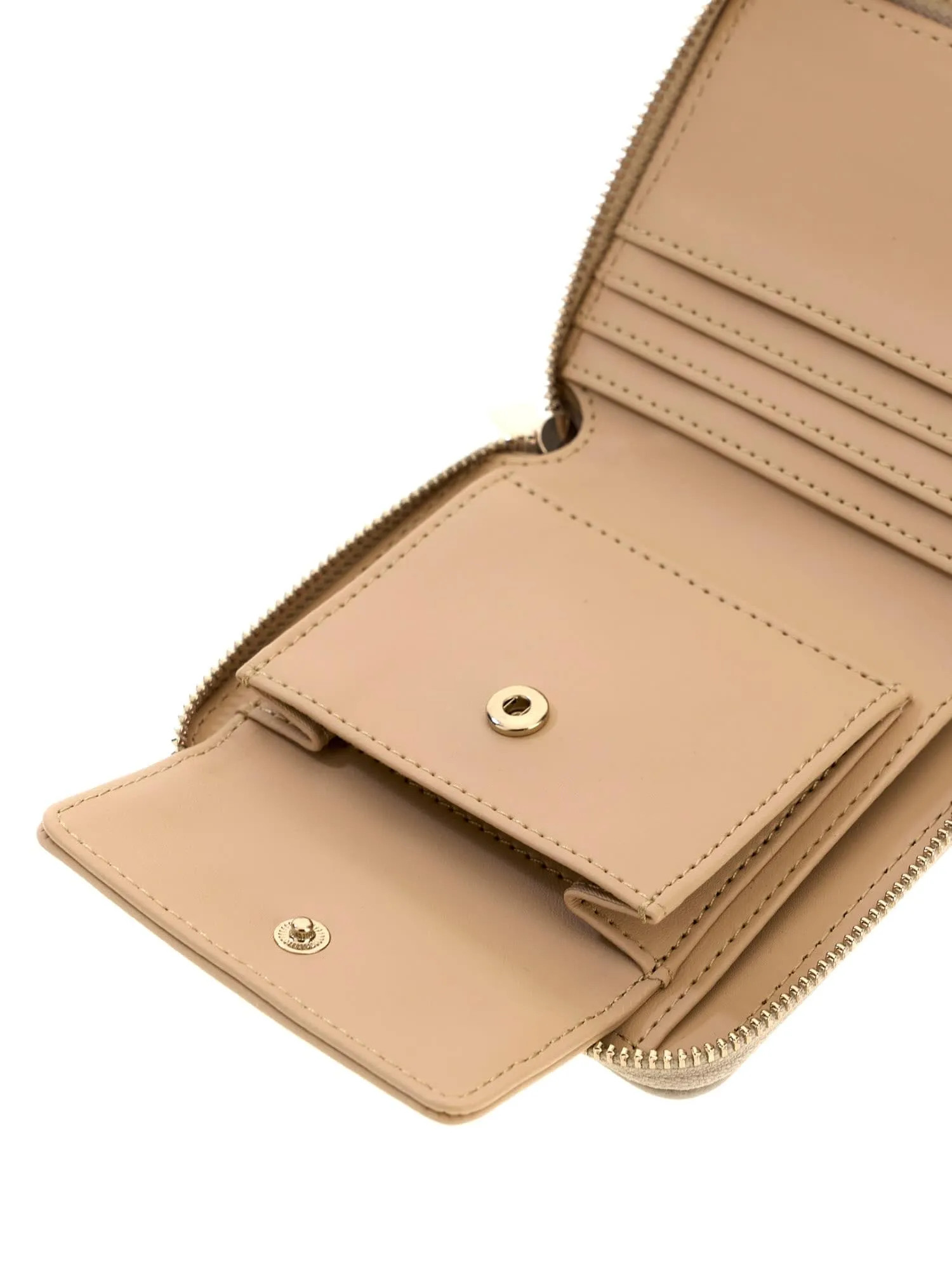 GUESS Donna Portafoglio Zip Around Melody Slg Small Zip Around Light Tortora - immagine 5